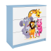Komoda babydreams niebieska zoo