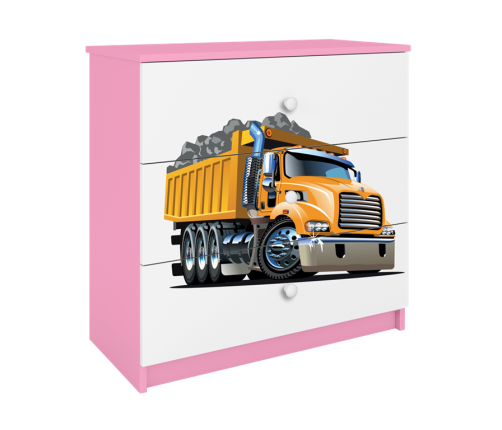 Komoda babydreams różowa ciężarówka