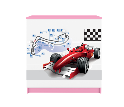 Komoda babydreams różowa formuła