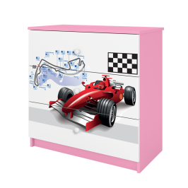 Komoda babydreams różowa formuła