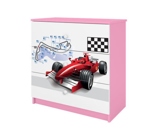 Komoda babydreams różowa formuła