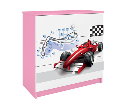 Komoda babydreams różowa formuła