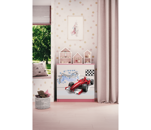 Komoda babydreams różowa formuła