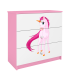 Komoda babydreams różowa jednorożec