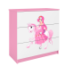 Komoda babydreams różowa księżniczka na koniku