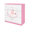 Komoda babydreams różowa konik Komoda babydreams różowa konik