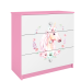 Komoda babydreams różowa konik