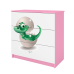 Komoda babydreams różowa mały dino
