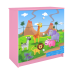 Komoda babydreams różowa safari