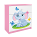 Komoda babydreams różowa słonik