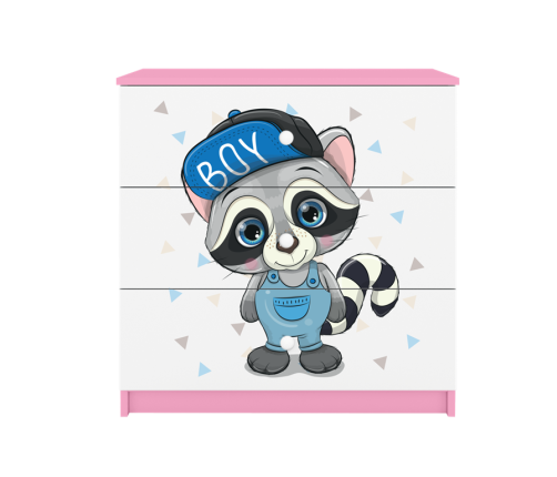 Komoda babydreams różowa szop