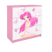 Komoda babydreams różowa wróżka z motylkami