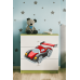 Komoda babydreams zielona auto wyścigowe