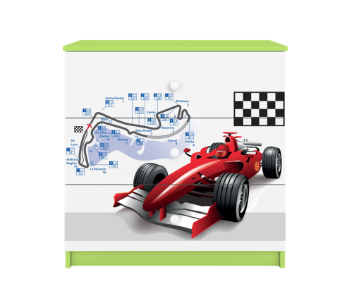 Komoda babydreams zielona formuła