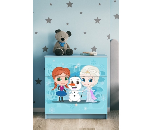 Komoda Babydreams zielona kraina lodu