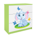 Komoda babydreams zielona słonik