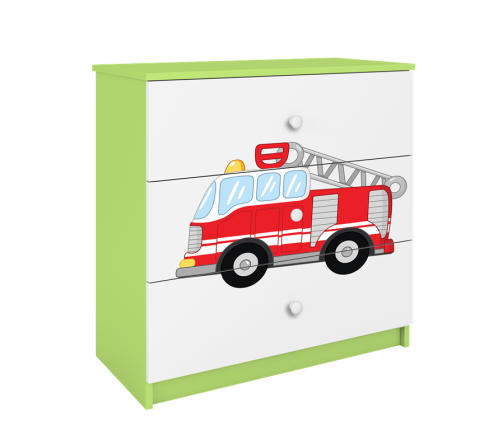 Komoda babydreams zielona straż pożarna