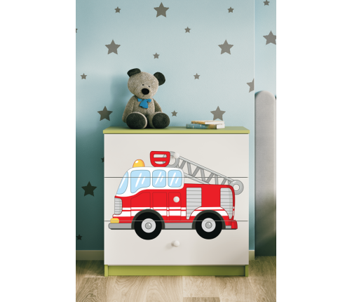 Komoda babydreams zielona straż pożarna