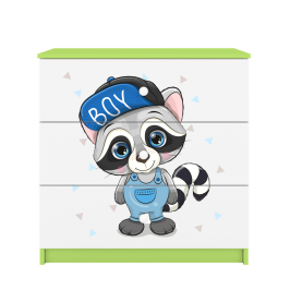 Komoda babydreams zielona szop