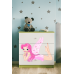 Komoda babydreams zielona wróżka ze skrzydełkami