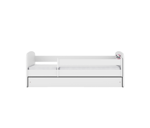 Bed babydreams white panda with drawer with mattress 140/70