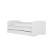 Bed babydreams white panda without drawer with mattress 160/80
