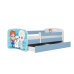 Bed babydreams blue frozen land without drawer with mattress 140/70