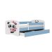 Bed babydreams blue panda without drawer with mattress 140/70
