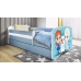 Bed babydreams blue frozen land without drawer with mattress 180/80