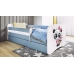 Bed babydreams blue panda without drawer with mattress 180/80