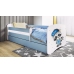 Bed babydreams blue raccoon without drawer with mattress 180/80