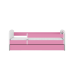 Bed babydreams pink panda without drawer with mattress 140/70