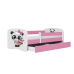 Bed babydreams pink panda without drawer with mattress 140/70