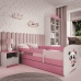 Bed babydreams pink panda without drawer with mattress 180/80