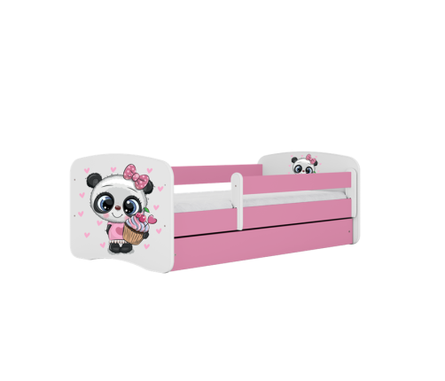 Bed babydreams pink panda without drawer with mattress 180/80
