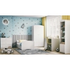 Bed babydreams white without pattern with drawer with mattress 140/70 Bed babydreams white without pattern with drawer with mattress 140/70
