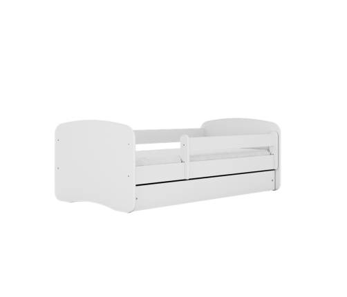 Bed babydreams white without pattern without drawer with mattress 160/80