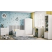 Bed babydreams white without pattern without drawer with mattress 160/80