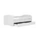 Bed babydreams white without pattern with drawer with mattress 160/80