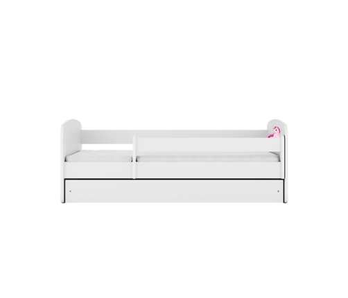 Bērnu gulta Unicorn ar atvilktni ar matraci 180x80