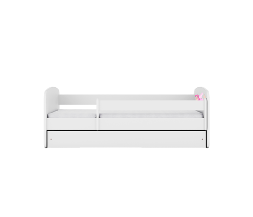 Bed babydreams white fairy with wings with drawer with mattress 180/80