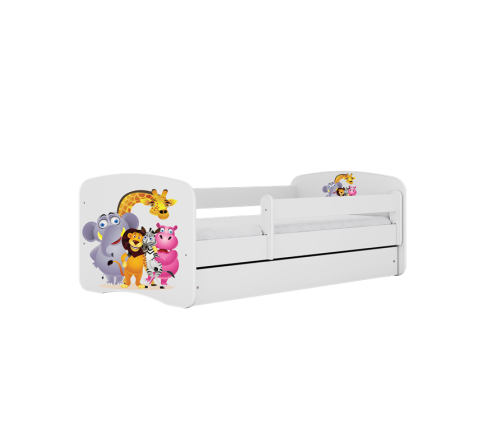 Детская кровать Zoo с ящиком с матрасом 180x80