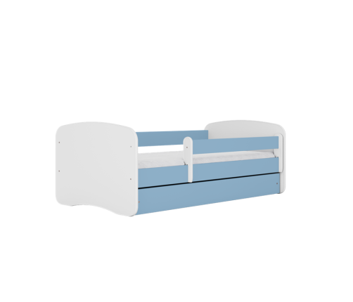 Bed babydreams blue without pattern with drawer with mattress 180/80