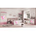 Детская кровать Pink Fairy with Wings без выдвижного ящика матрас 160x80