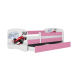 Bērnu gulta Pink Formula ar kasti ar matraci 160/80