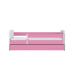 Детская кровать Pink Zoo с ящиком с матрасом 160/80