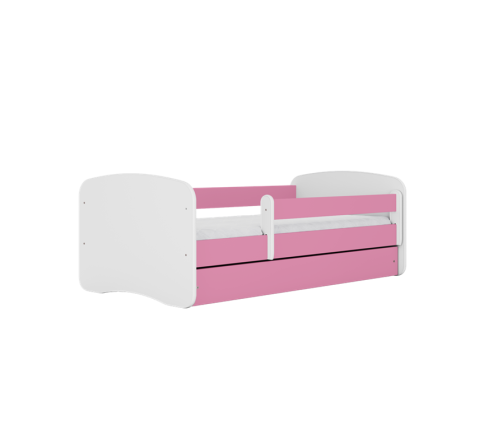 Bed babydreams pink without pattern without drawer with mattress 180/80