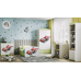 Łóżko babydreams zielone auto wyścigowe bez szuflady materac 180/80