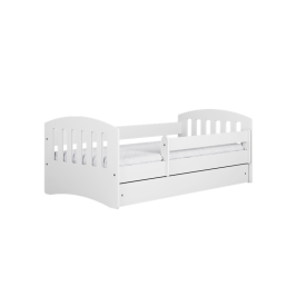 Łóżko classic 1 białe z szufladą materac 160/80 Łóżko classic 1 białe z szufladą materac 160/80
