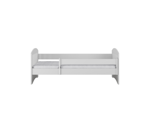 Łóżko classic 1 mix pudrowy róż bez szuflady materac 180/80